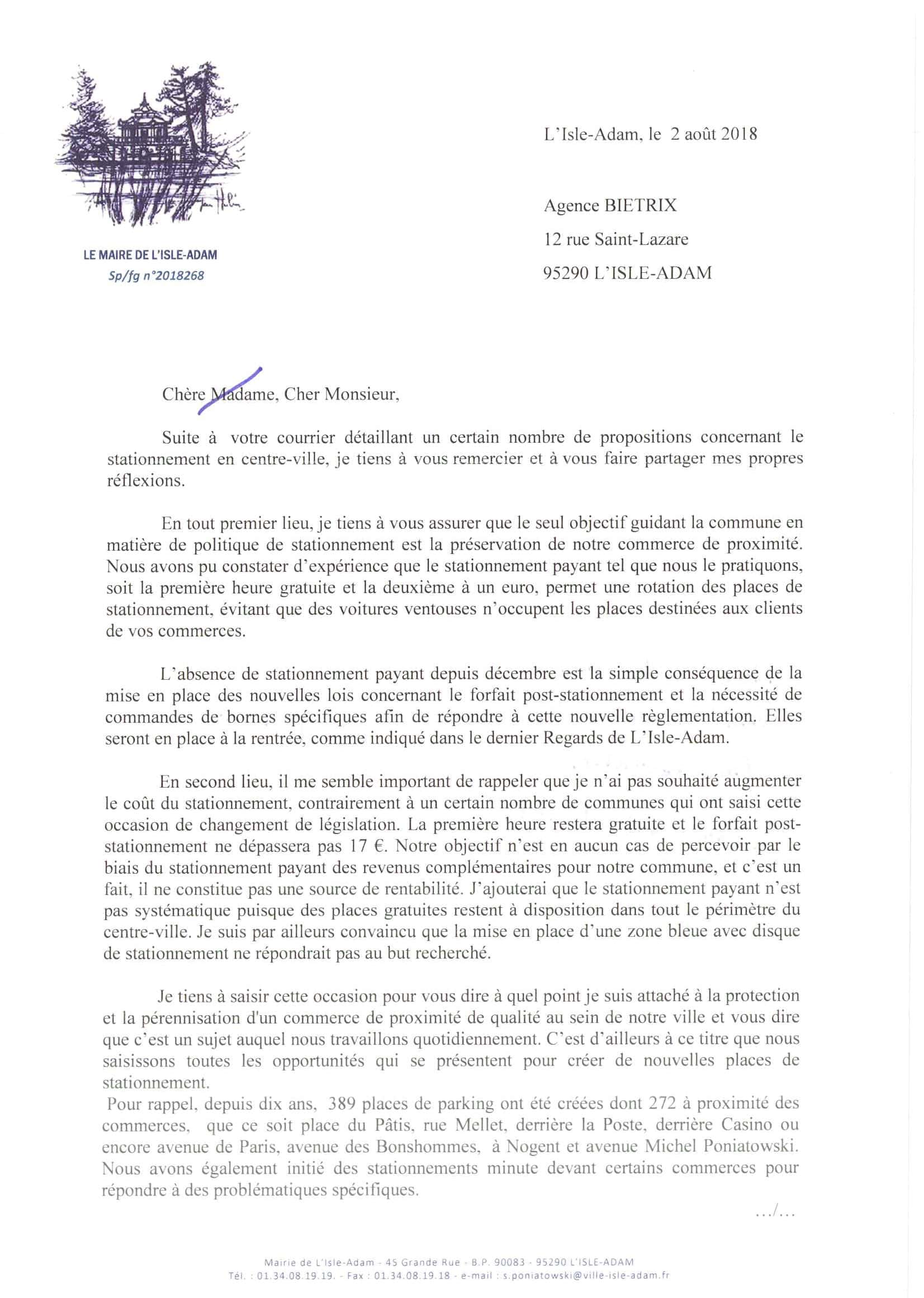 horodateur l'isle-adam maire l'isle-adam