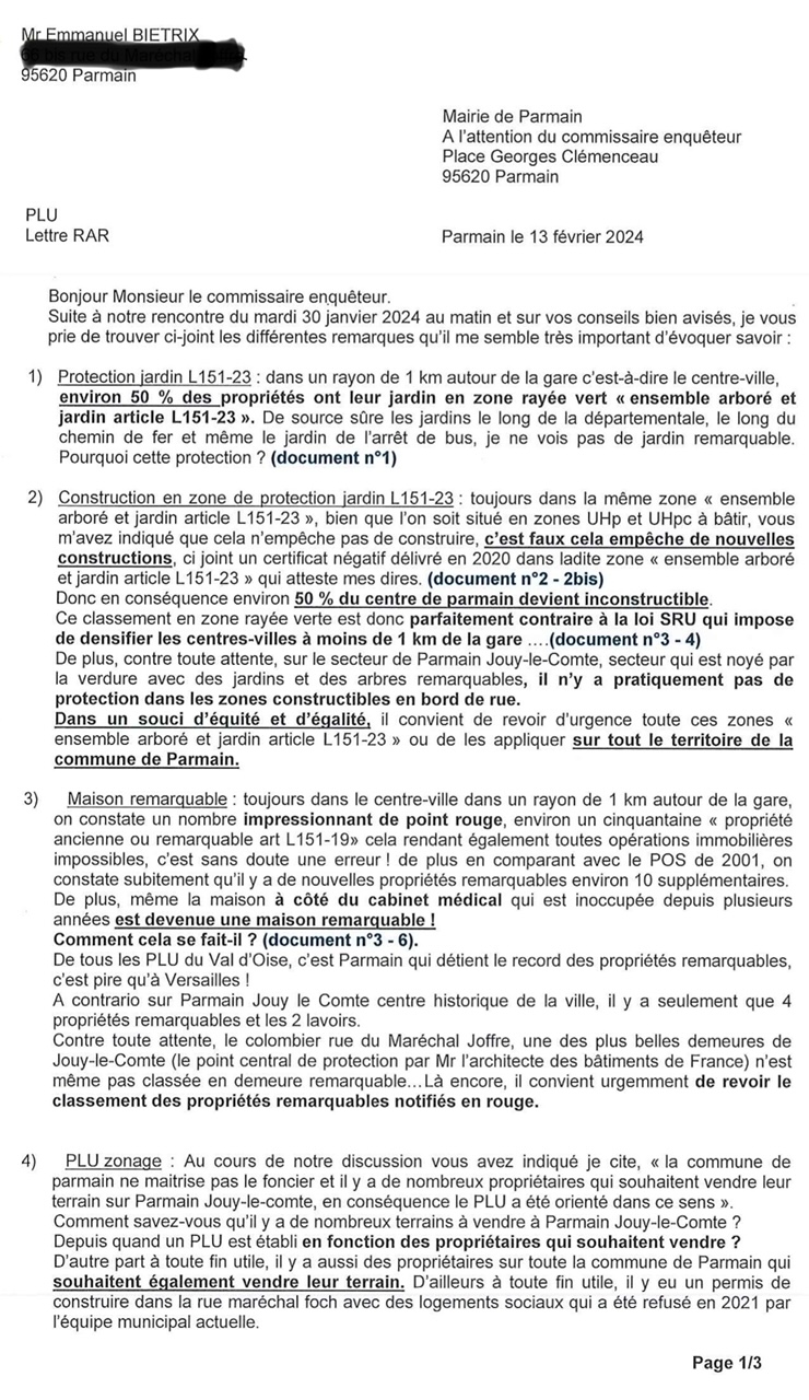 PLU parmain 2024