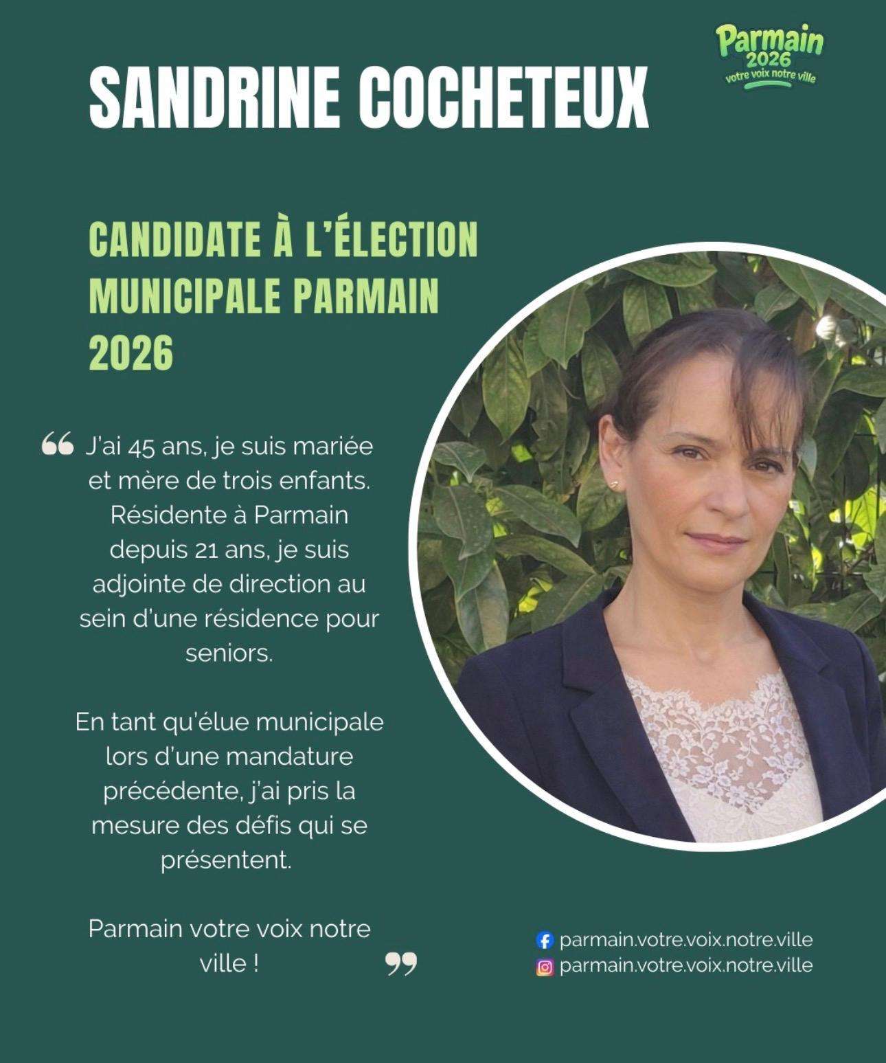 equipe mairie de parmain 2026 sandrine cocheteux
